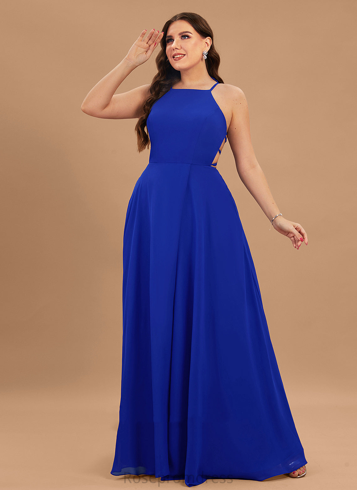 Chiffon Dresses Rowan Round Neck A-line Formal Dresses