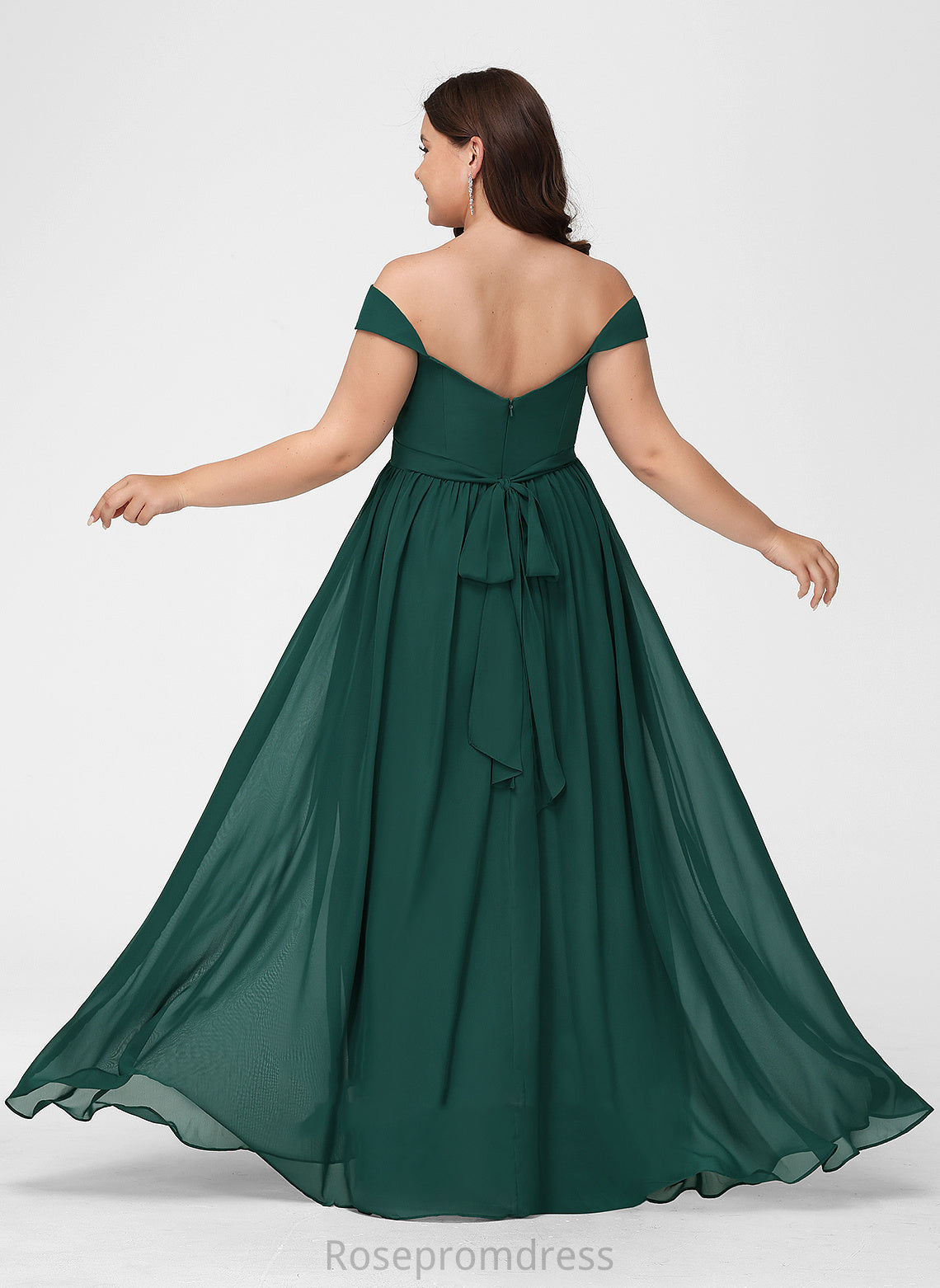 Neckline Embellishment Silhouette Off-the-Shoulder Length Fabric Floor-Length SplitFront A-Line Genevieve Tea Length Sweetheart Bridesmaid Dresses