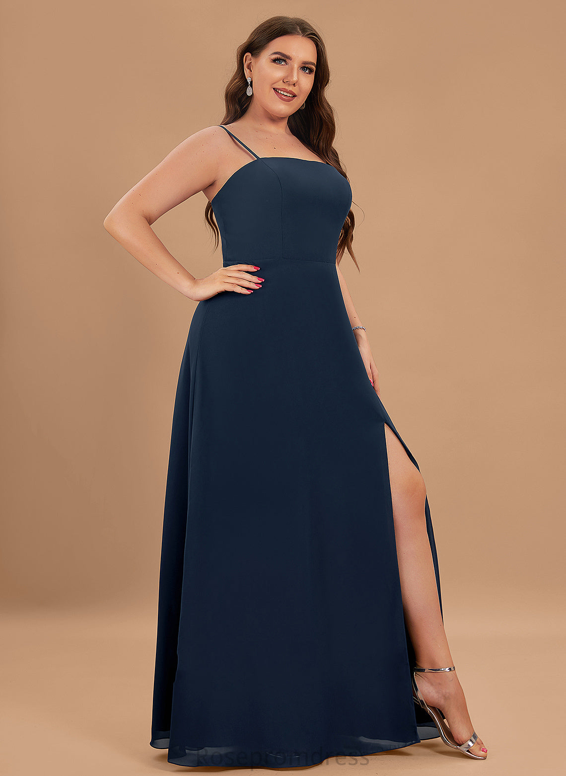 Formal Dresses Chiffon Millicent Neck A-line Dresses Square