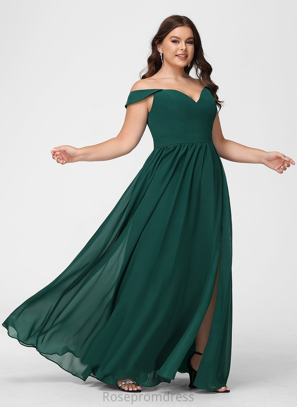 Length Straps&Sleeves Fabric Neckline Floor-Length Silhouette OfftheShoulder A-line Val Sheath/Column Stretch Satin Natural Waist Bridesmaid Dresses