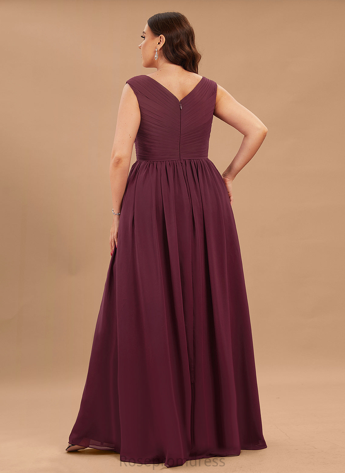 OfftheShoulder Fabric A-line Floor-Length Silhouette Length Neckline Straps&Sleeves Ally Sheath/Column Natural Waist Floor Length Bridesmaid Dresses