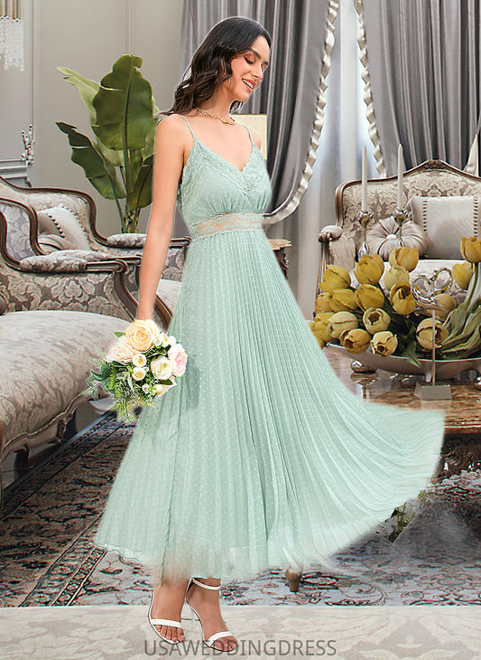 Lizbeth A-LineV-neckAnkle-LengthBridesmaidDress#273652 DSP0013283