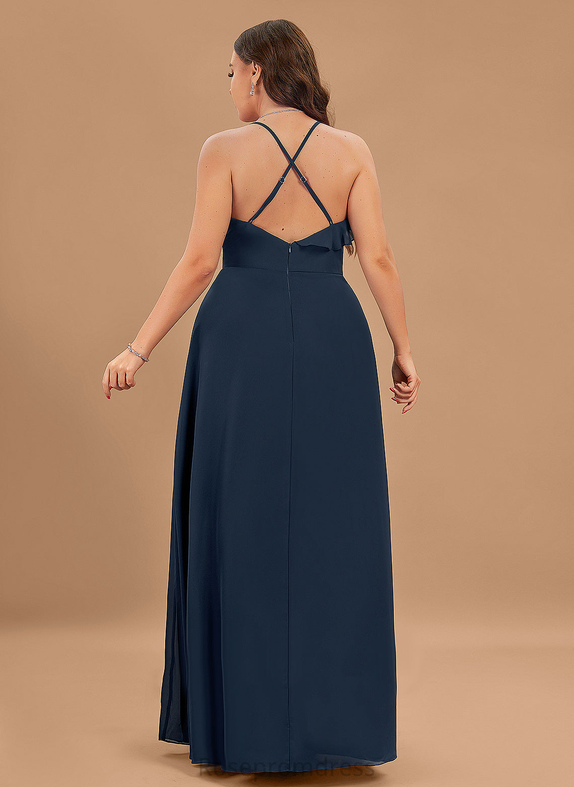 Silhouette Straps&Sleeves Floor-Length A-line Length Neckline Fabric V-Neck Shyla A-Line/Princess Short/Mini Sleeveless Bridesmaid Dresses