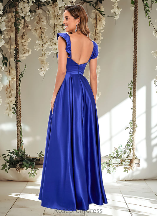 Kathryn Ball-Gown/Princess Sweetheart Floor-Length Satin Prom Dresses DSP0025859