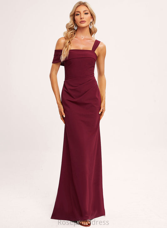 Asymmetrical BackStyle Floor-Length Neckline OneShoulder Length StretchCrepe Straps&Sleeves Fabric Sleeveless Beatrice A-Line/Princess Bridesmaid Dresses