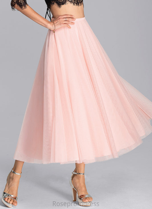 Cocktail A-Line Jordan Tulle Cocktail Dresses Dress Tea-Length