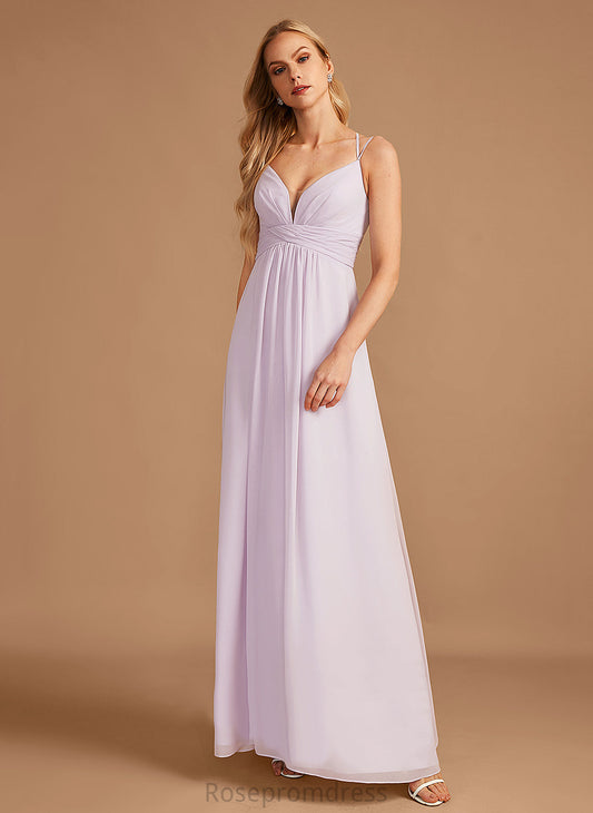 Fabric Silhouette Embellishment Length V-neck Neckline Floor-Length Ruffle A-Line Sanaa Knee Length V-Neck Bridesmaid Dresses