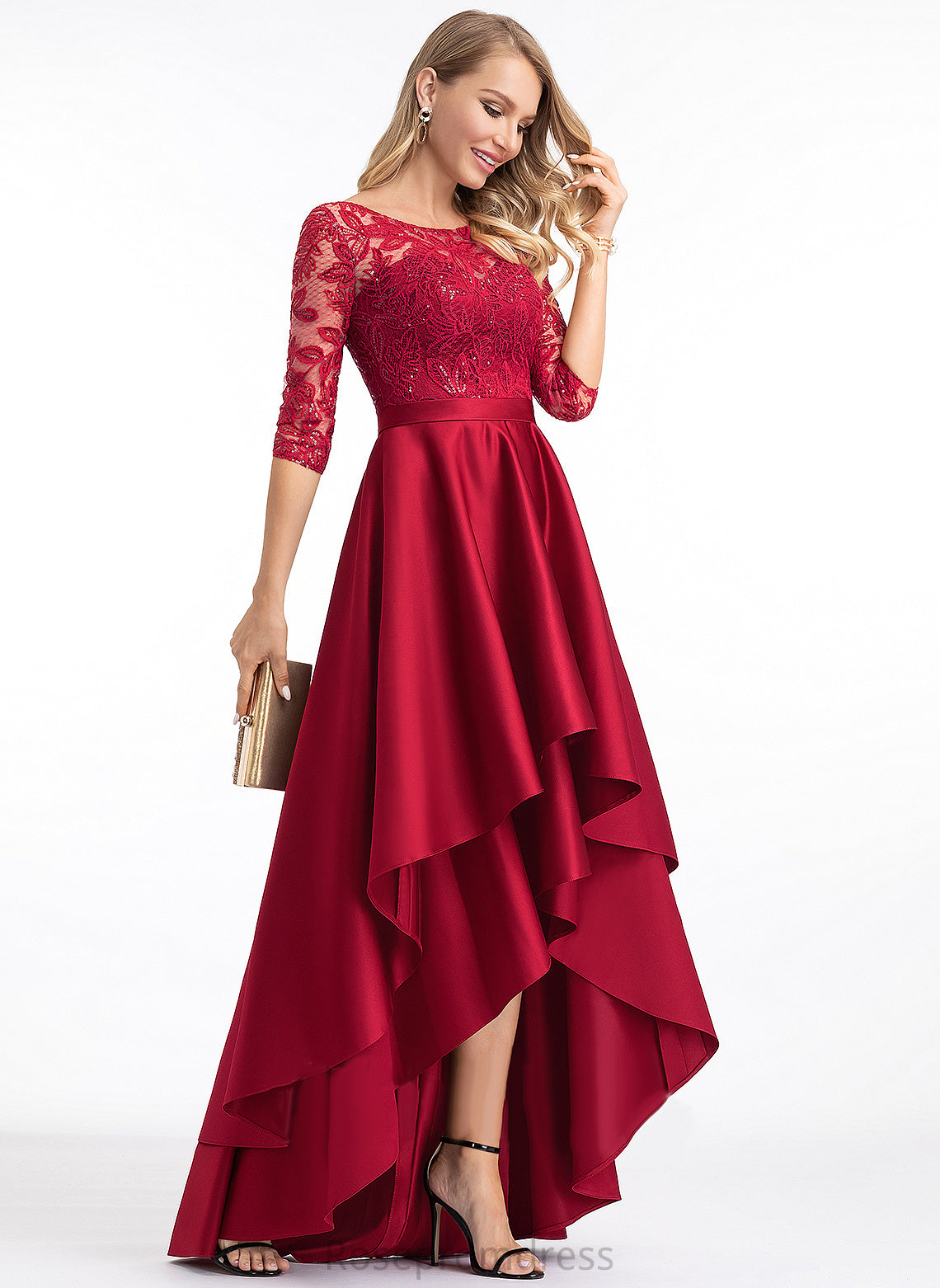 Formal Dresses Dresses Rosemary Neck Round A-line Satin