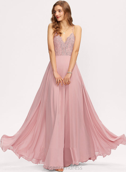 Dresses A-line Formal Dresses Chiffon Jocelynn V-Neck