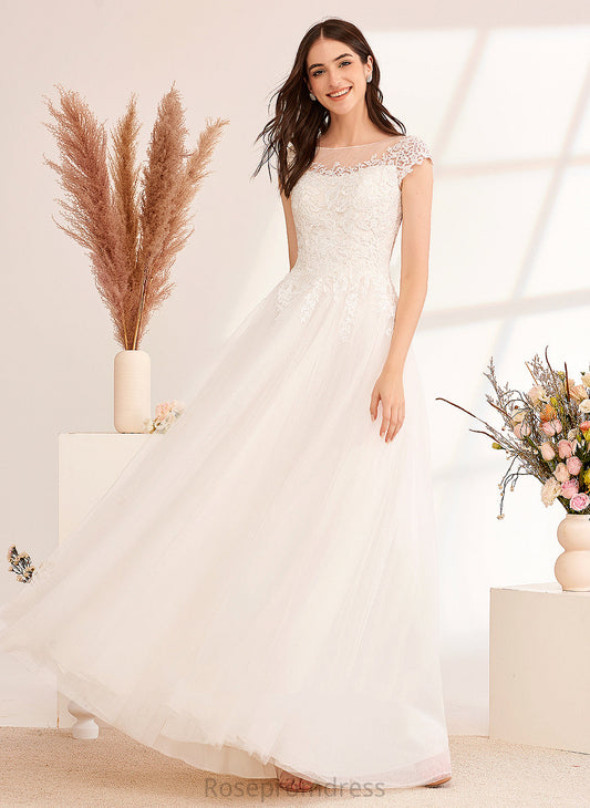 Lace Dress Zoey Tulle With Wedding Lace Floor-Length Ball-Gown/Princess Wedding Dresses Illusion