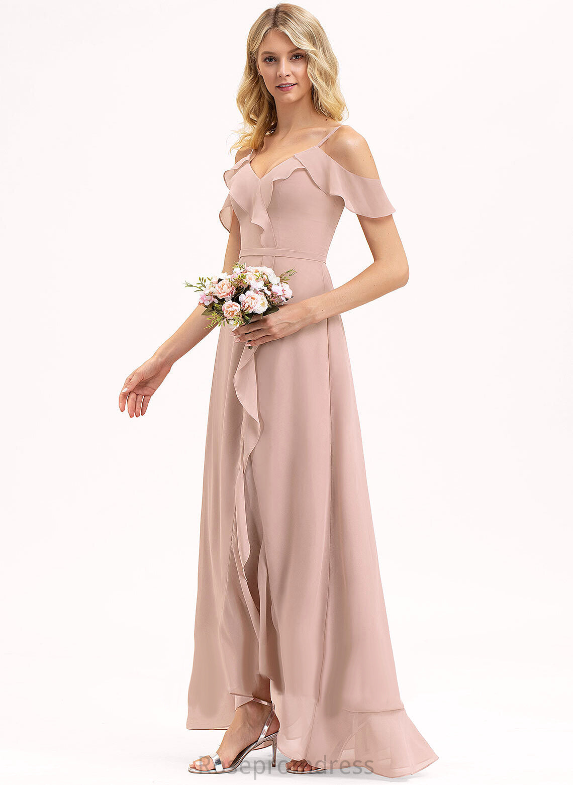 Dresses Kylee A-line V-Neck Formal Dresses Chiffon