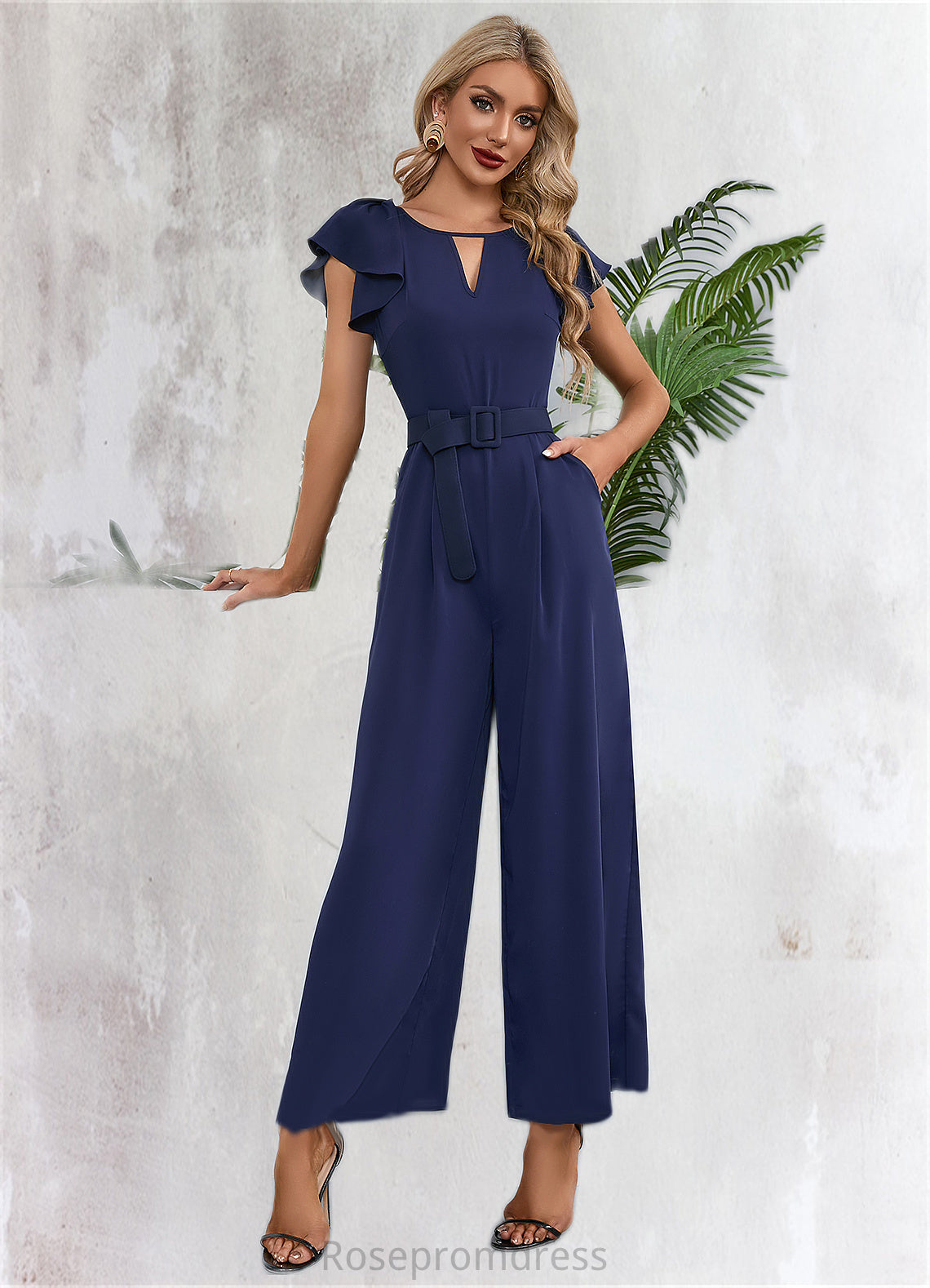 Micah Scoop Elegant Jumpsuit/Pantsuit Polyester Maxi Dresses SRSP0022417