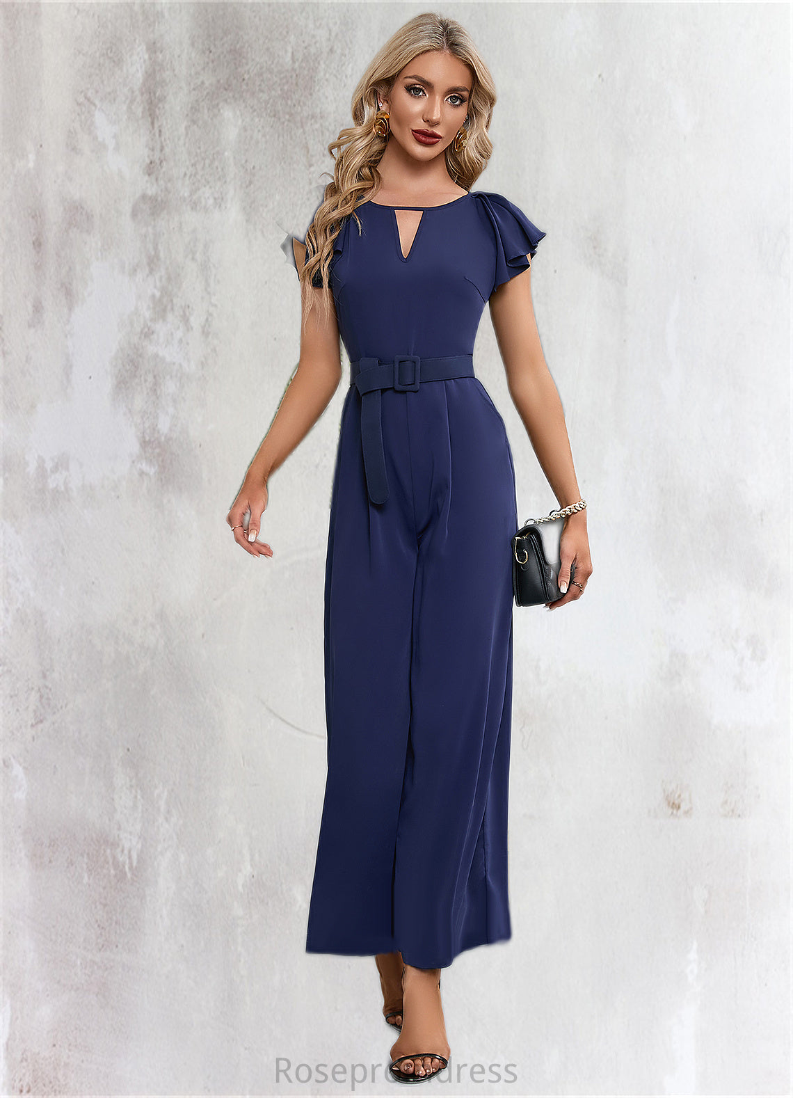 Micah Scoop Elegant Jumpsuit/Pantsuit Polyester Maxi Dresses SRSP0022417