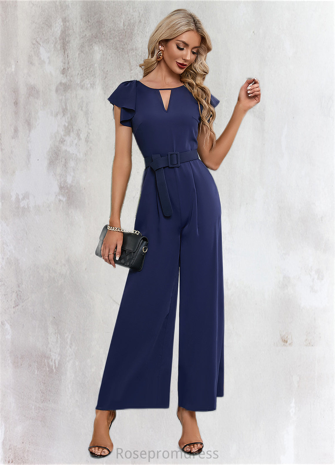 Micah Scoop Elegant Jumpsuit/Pantsuit Polyester Maxi Dresses SRSP0022417