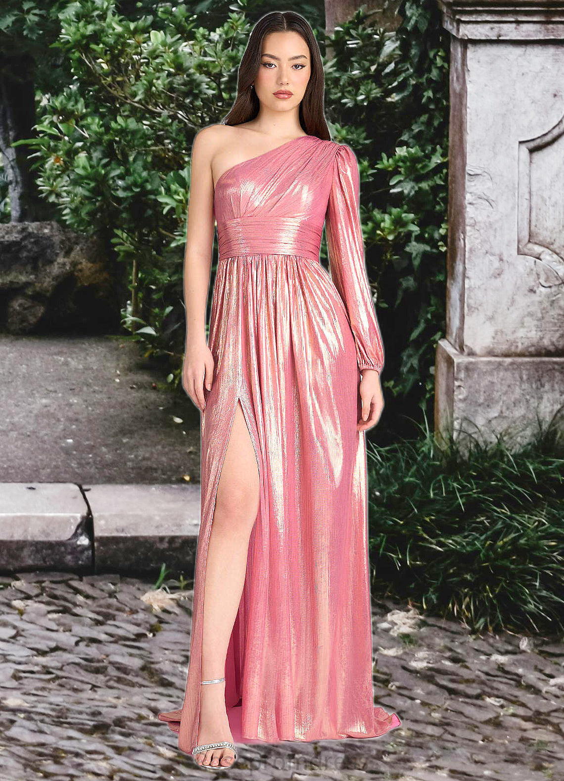 Katharine Hera Rose Quartz Disco Gown Atelier Dresses | Azazie SRSP0022885