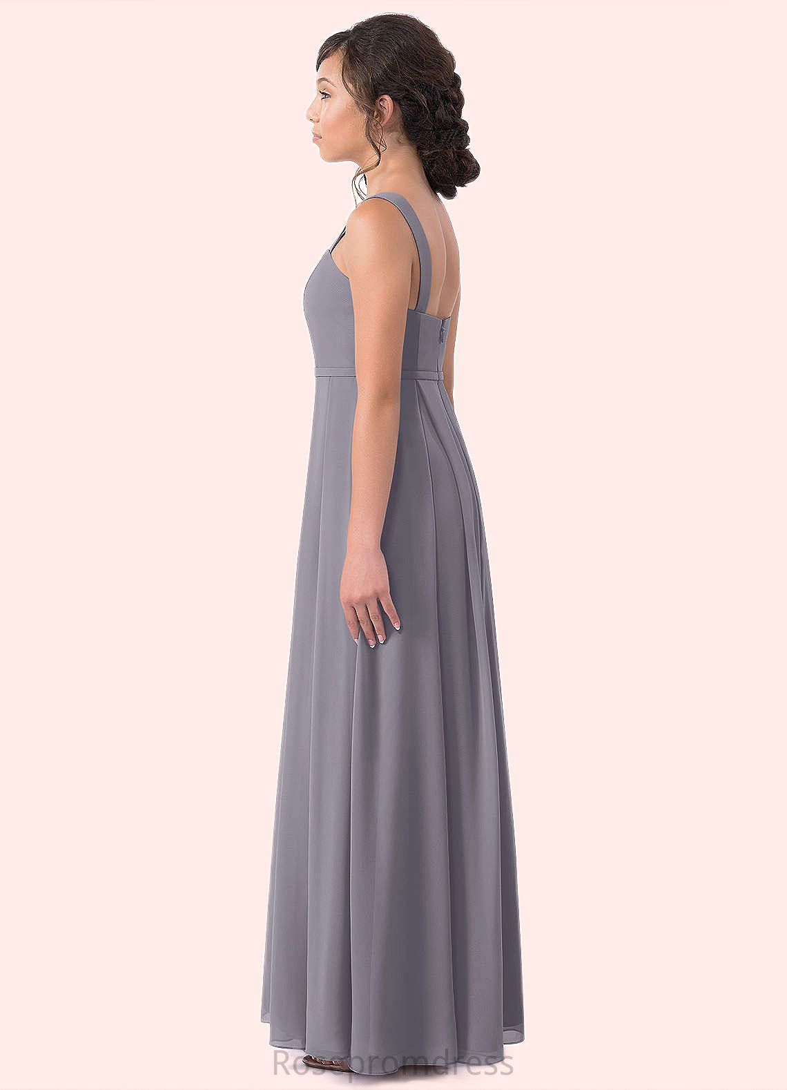 Camila A-Line Sweetheart Neckline Chiffon Floor-Length Junior Bridesmaid Dress SRSP0019994