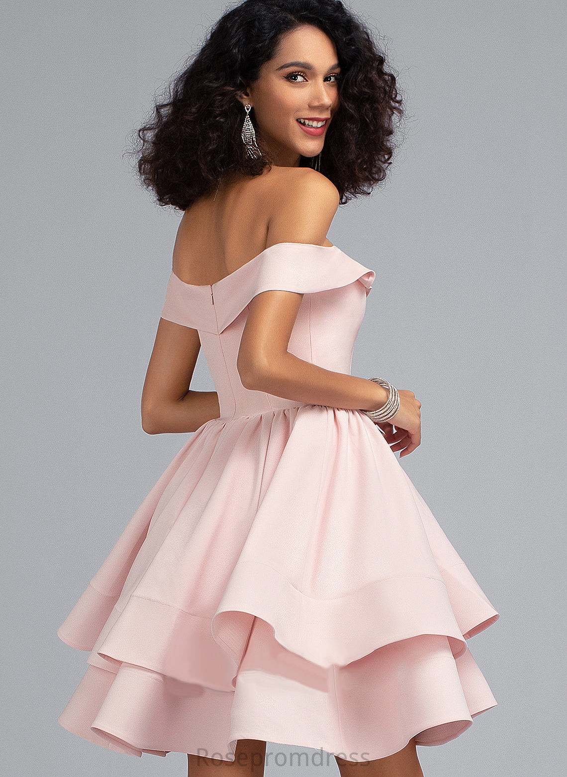 Alice Off Shoulder Dresses Formal Dresses the A-line Crepe Stretch