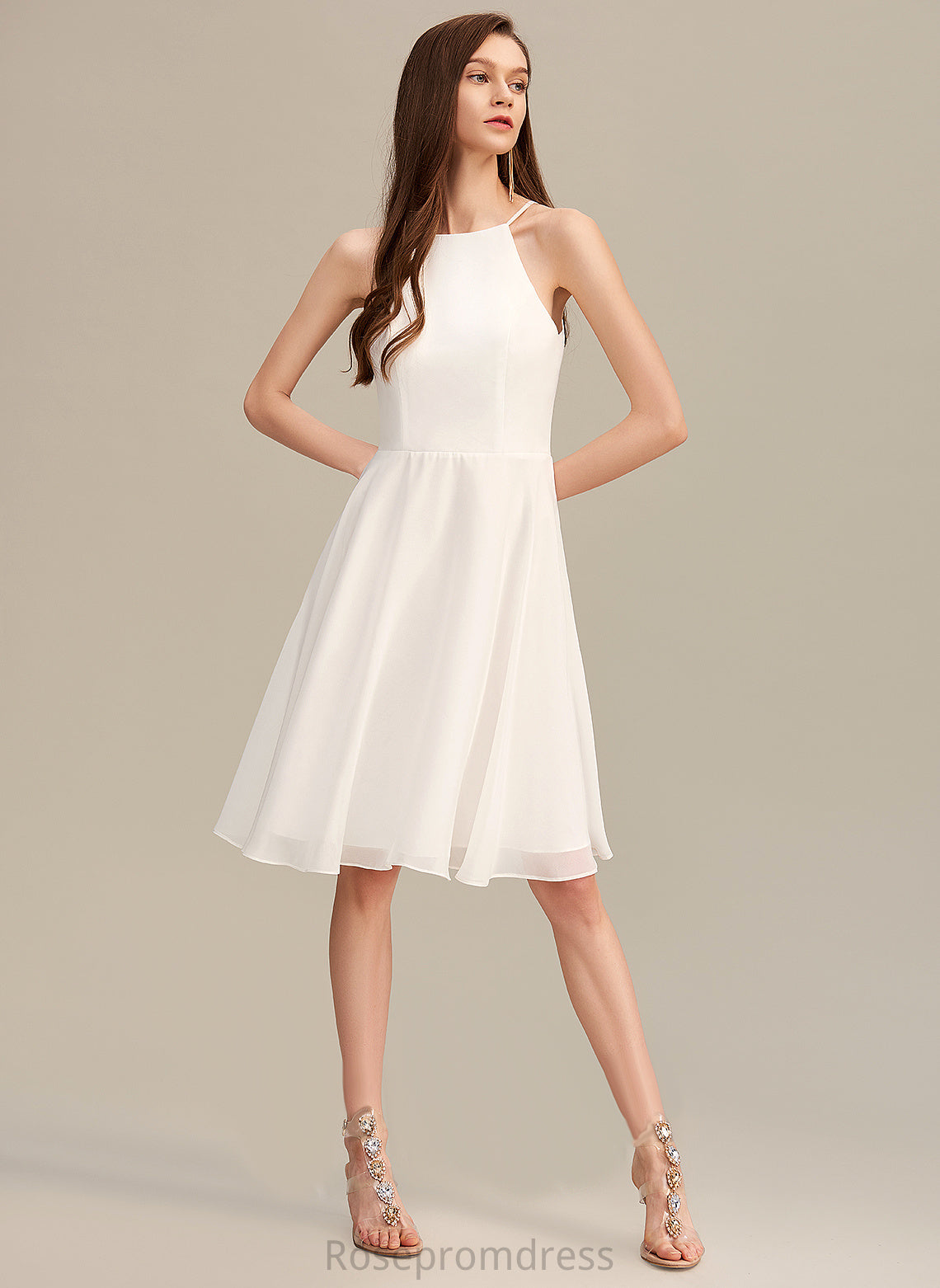 Halter Dresses A-line Faith Formal Dresses