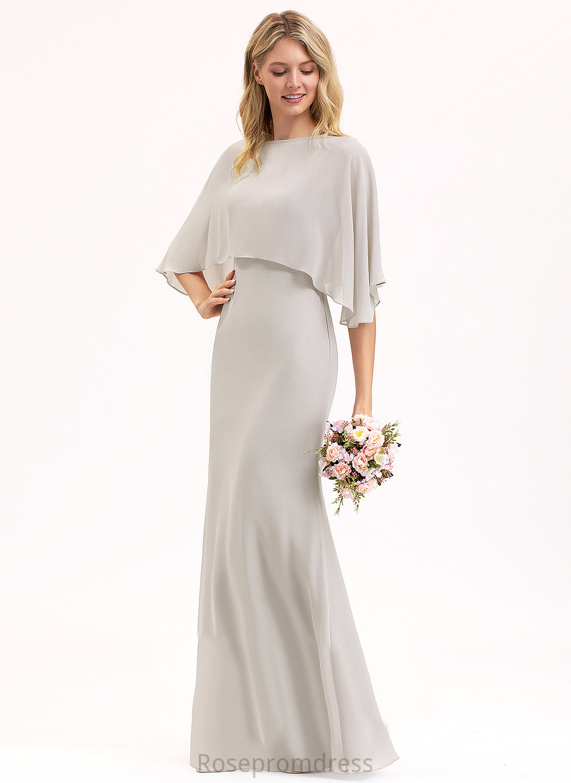 Length Fabric Square Sleeveless Floor-Length Straps&Sleeves SpaghettiStraps BackStyle Neckline Rosemary Natural Waist Floor Length Bridesmaid Dresses