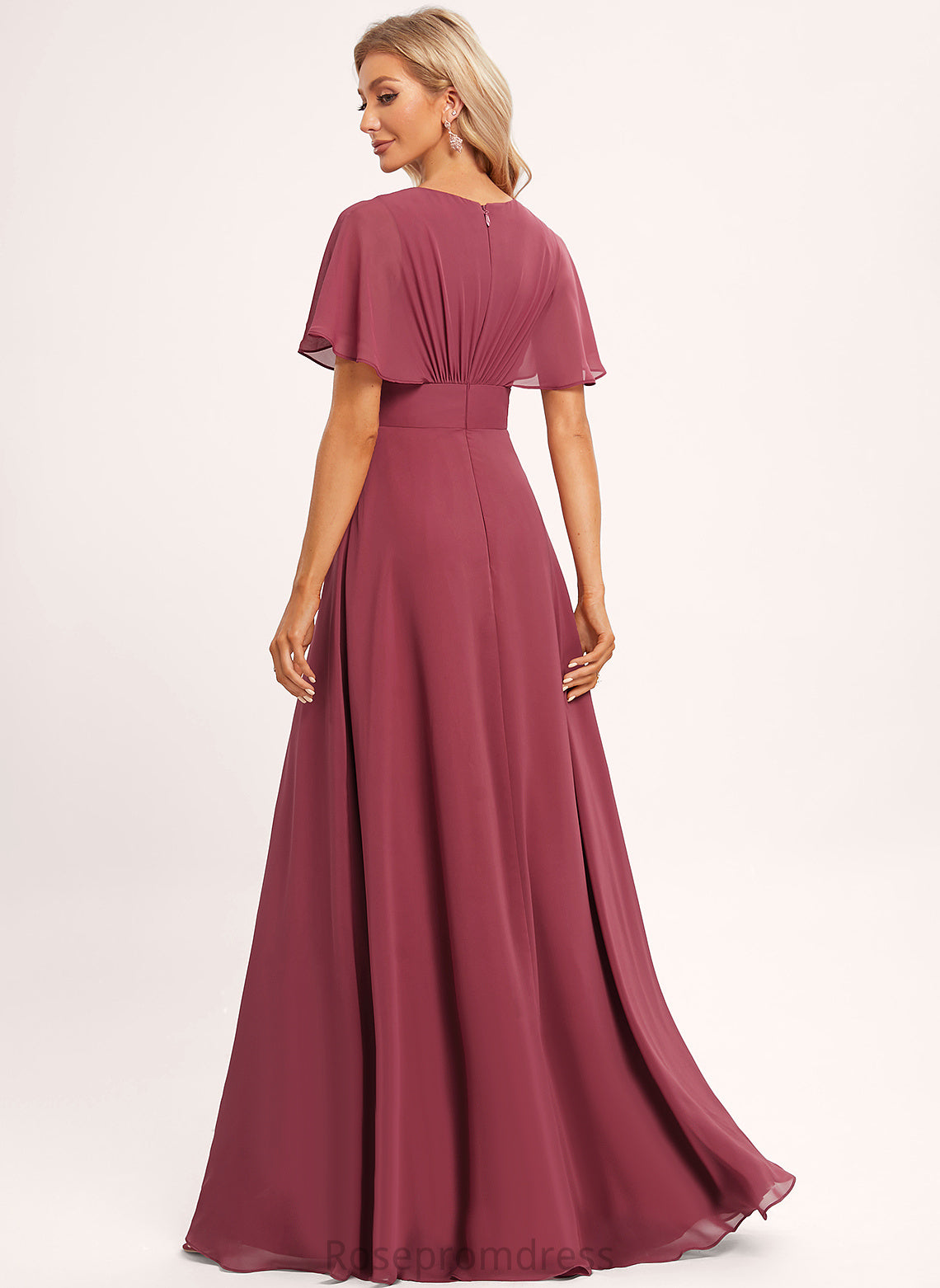 Fabric Straps&Sleeves Length Neckline Floor-Length Silhouette A-line V-Neck Alexia Floor Length Spaghetti Staps A-Line/Princess Bridesmaid Dresses