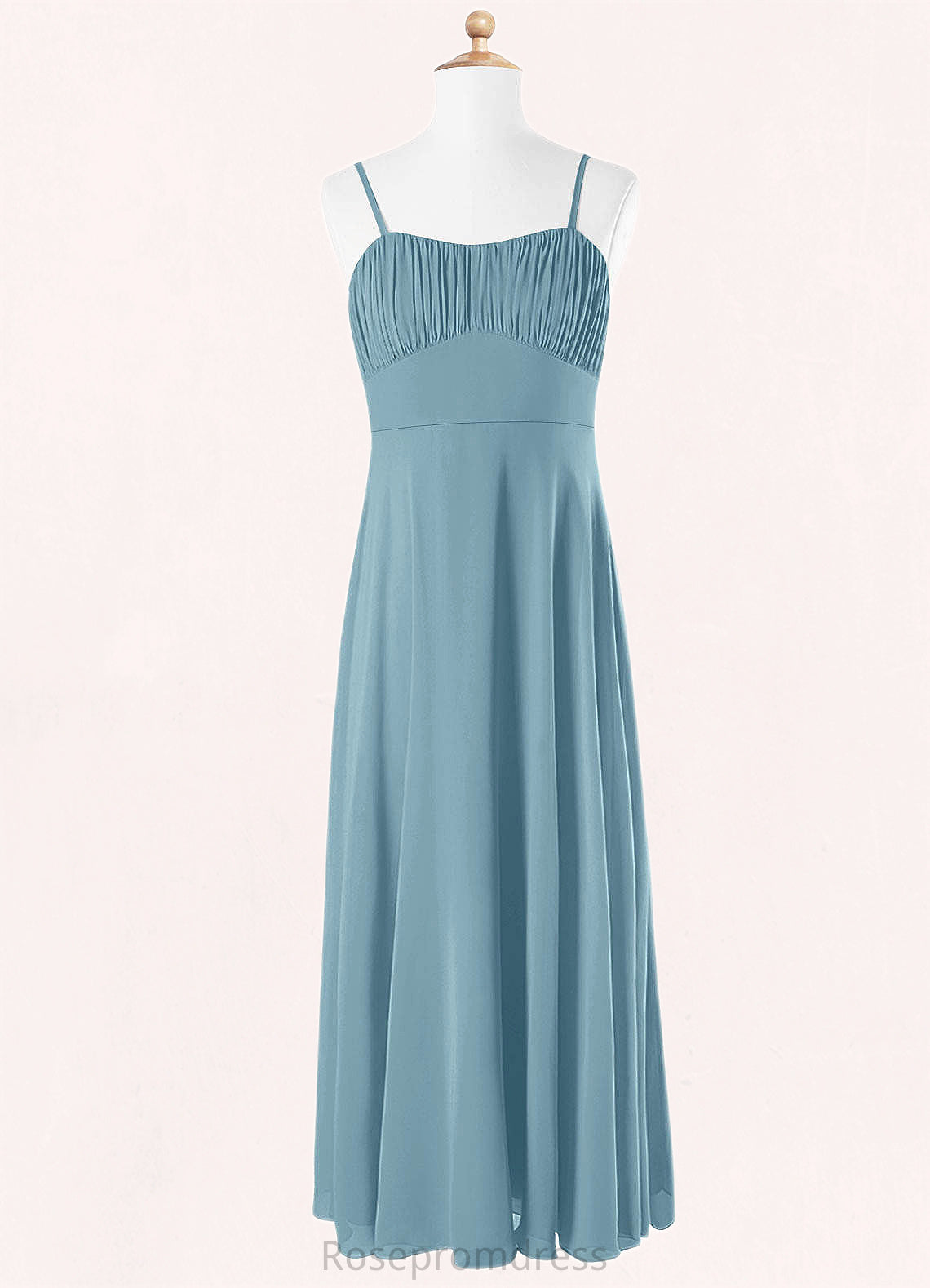 Julia A-Line Sweetheart Neckline Chiffon Floor-Length Junior Bridesmaid Dress SRSP0019985