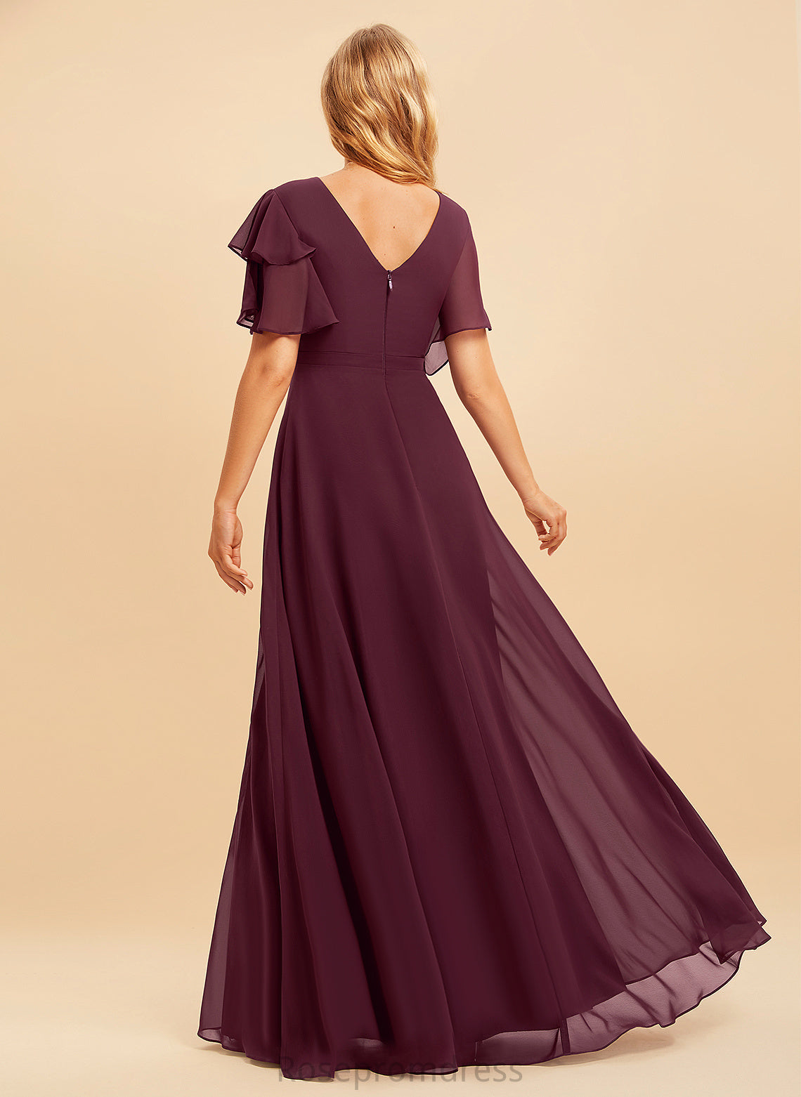 Scoop Neckline A-line Fabric Floor-Length Length Silhouette Straps&Sleeves Dakota A-Line/Princess Sleeveless Floor Length Bridesmaid Dresses