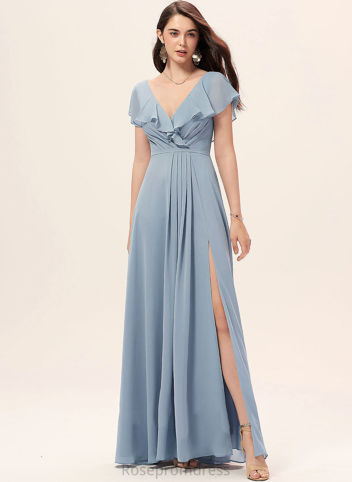 Formal Dresses A-line Yoselin V-Neck Dresses