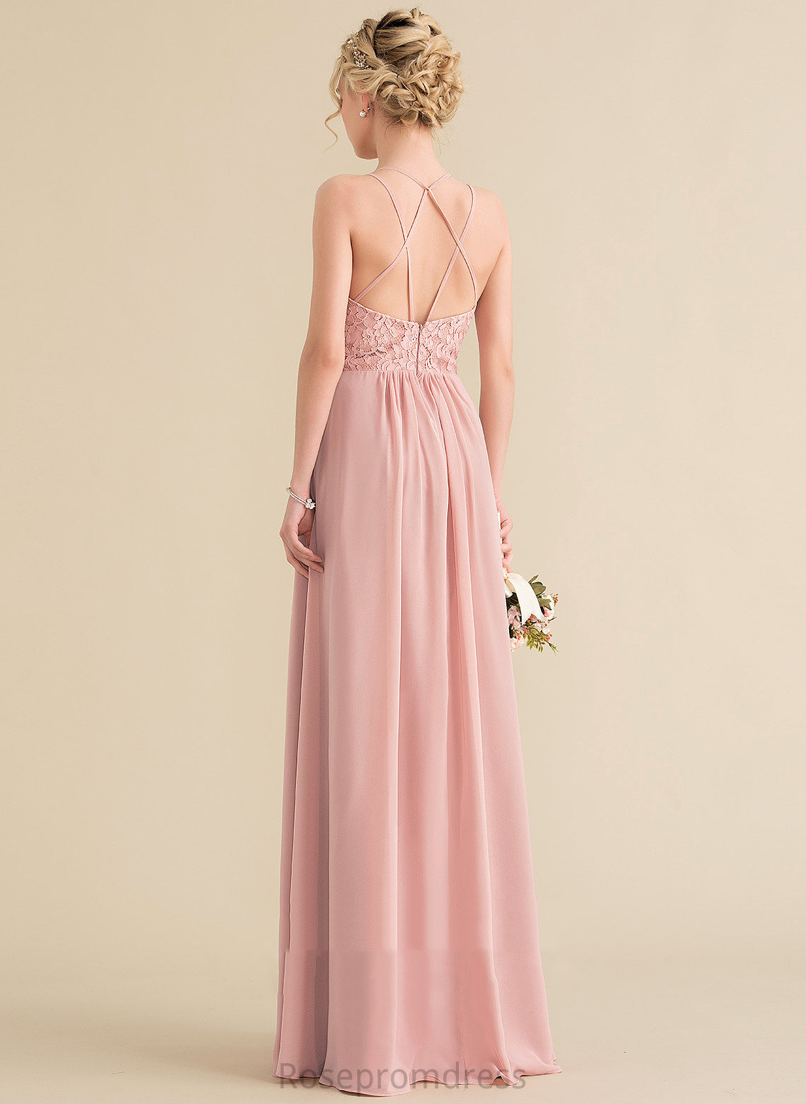 Prom Dresses Sweetheart A-Line Maren Lace Chiffon Floor-Length