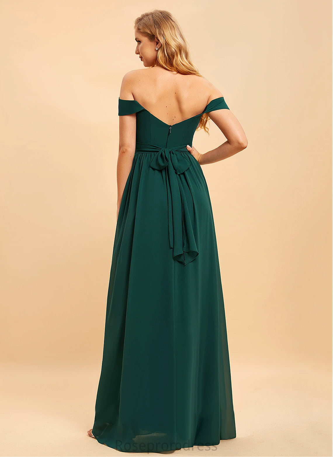 Length Straps&Sleeves Fabric Neckline Floor-Length Silhouette OfftheShoulder A-line Val Sheath/Column Stretch Satin Natural Waist Bridesmaid Dresses