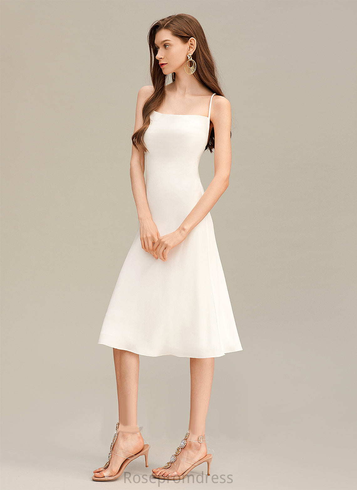 Sleeveless Midi Cowl Cotton Elegant Neck Club Dresses Blends Mckenzie Dresses