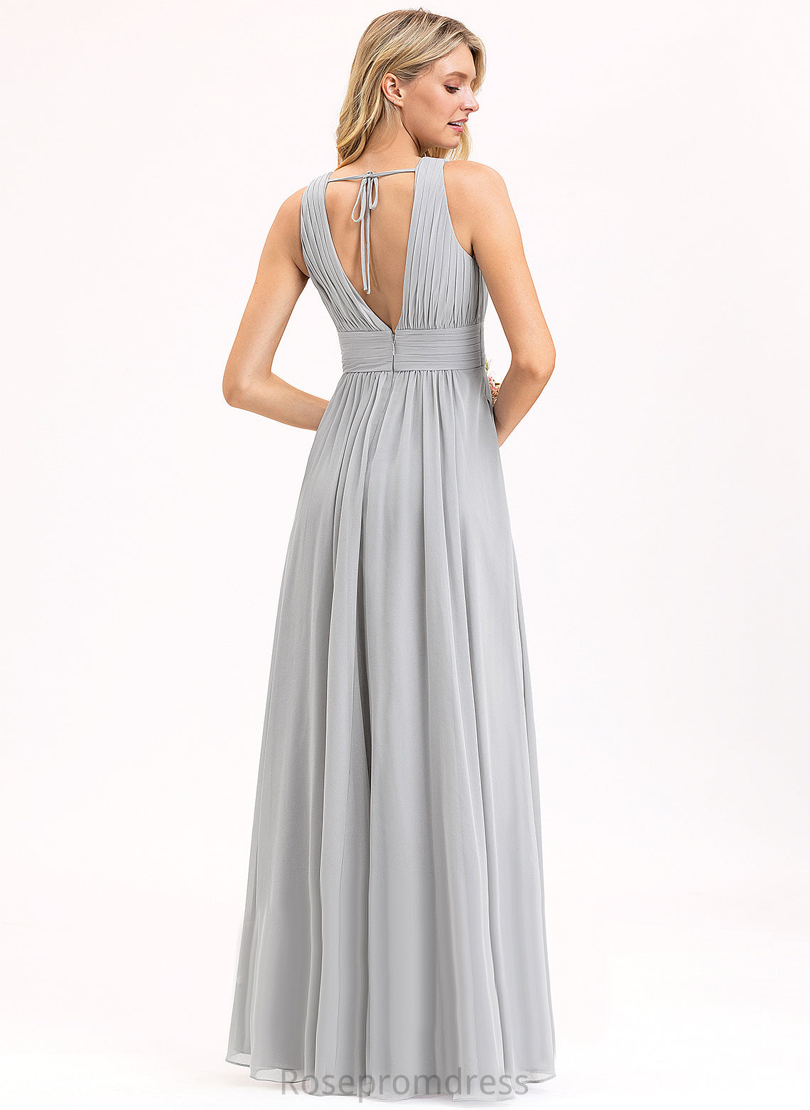 V-Neck Floor-Length Embellishment Silhouette Length Neckline Fabric A-line Ida Sleeveless Floor Length A-Line/Princess Bridesmaid Dresses