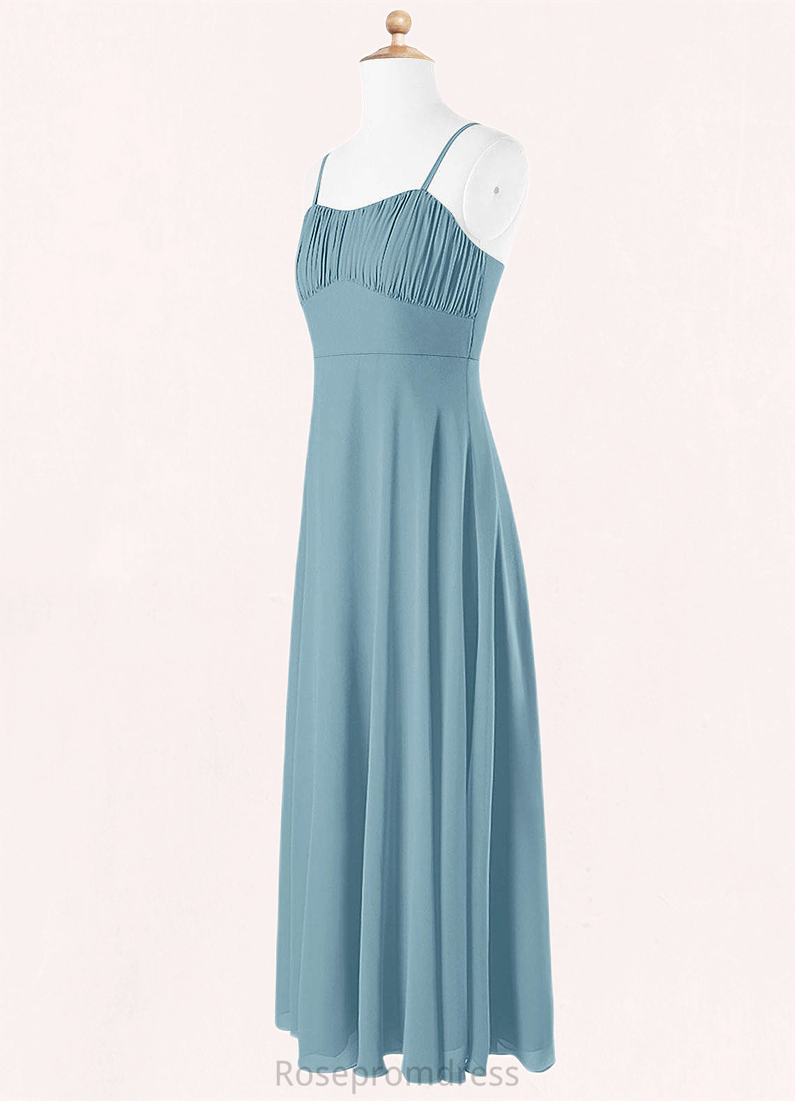 Julia A-Line Sweetheart Neckline Chiffon Floor-Length Junior Bridesmaid Dress SRSP0019985