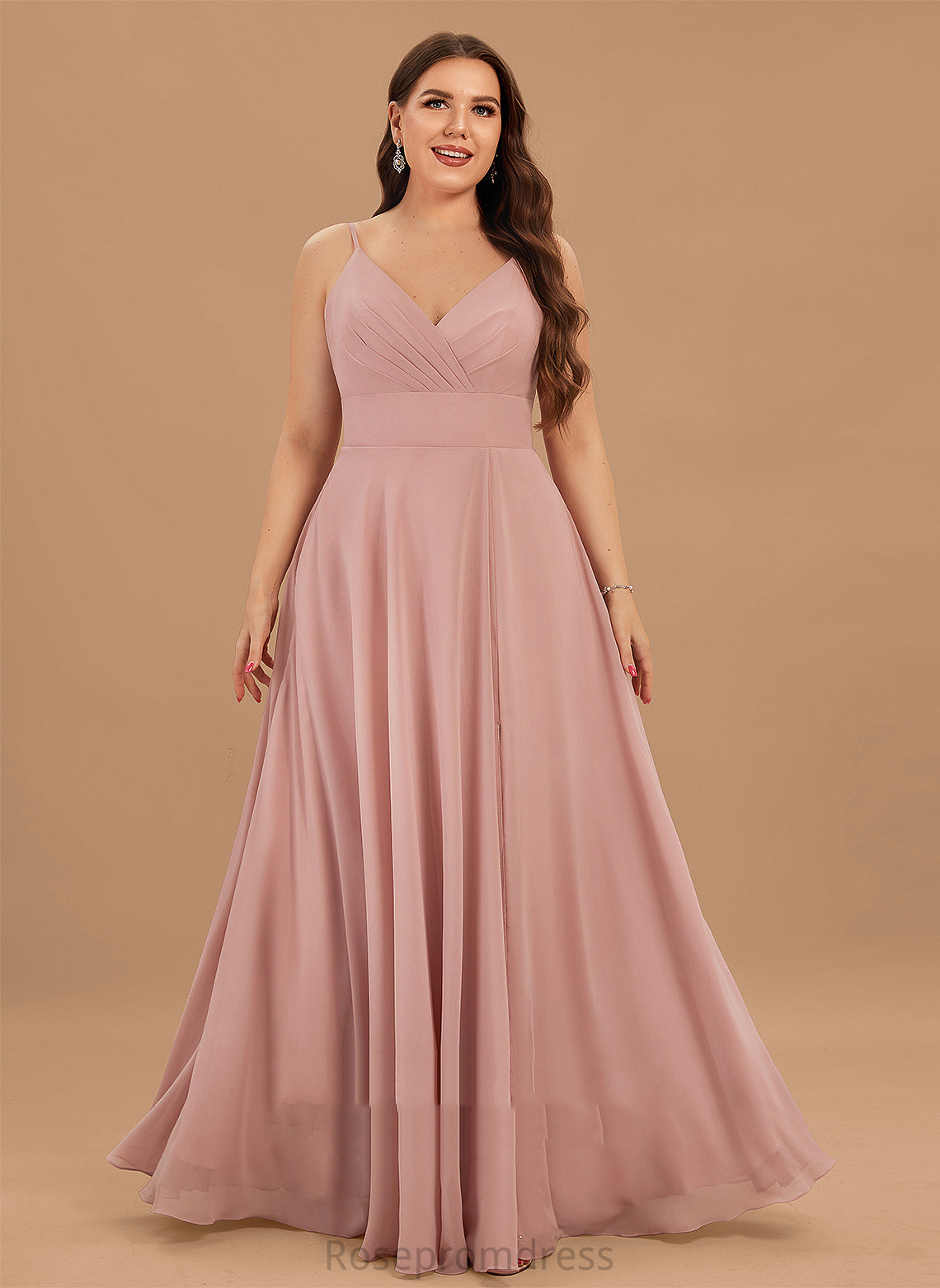 Dresses V-Neck Chiffon Formal Dresses A-line Tanya