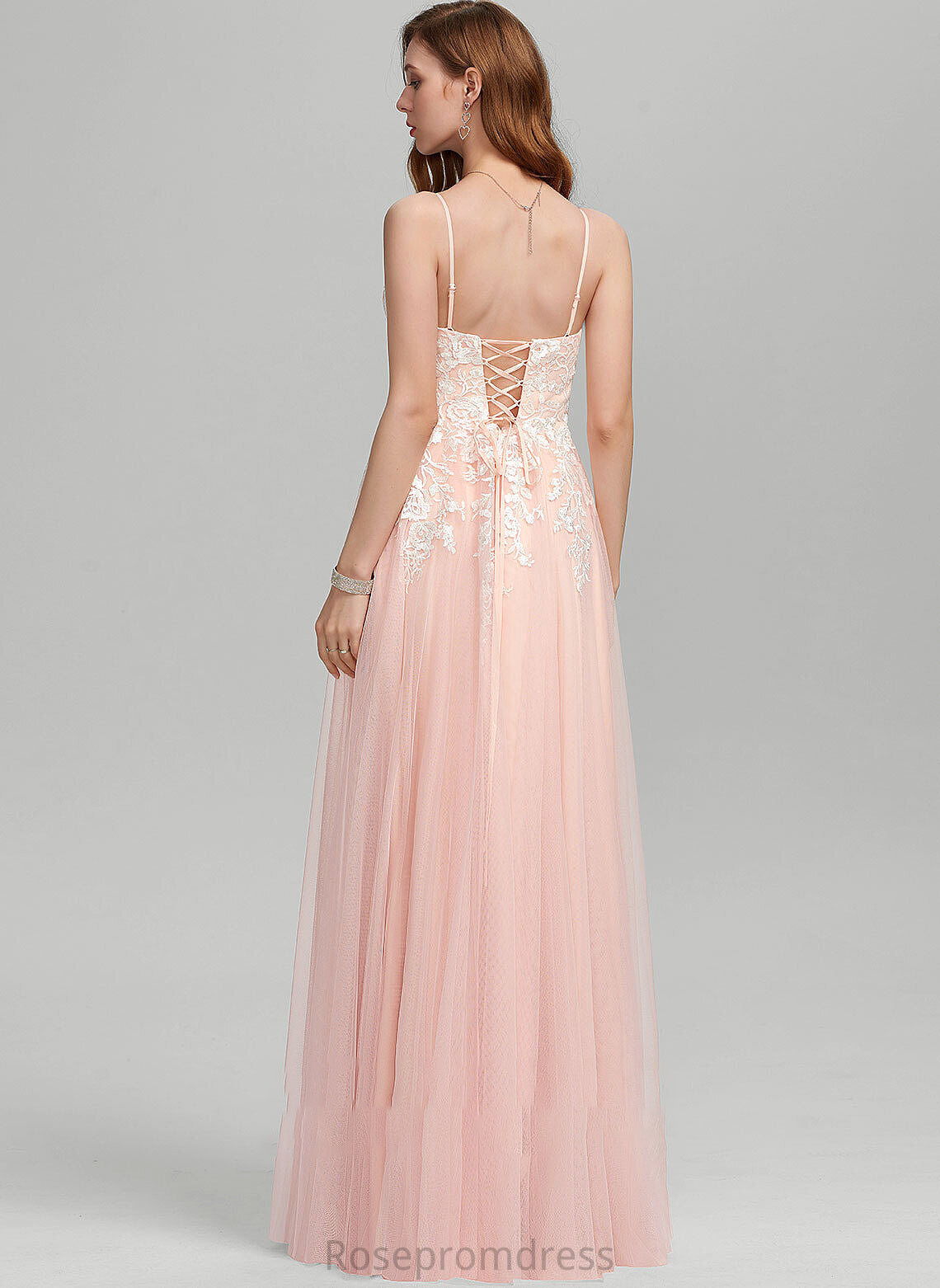 Floor-Length Sequins With Tulle Victoria Sweetheart Ball-Gown/Princess Prom Dresses