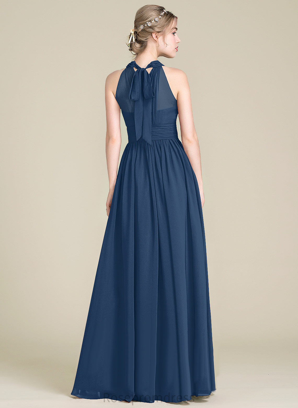 Length A-line Straps&Sleeves Neckline Fabric Silhouette Floor-Length Scoop Rosalie Knee Length Straps Sleeveless Bridesmaid Dresses