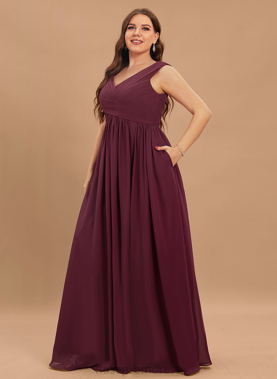 OfftheShoulder Fabric A-line Floor-Length Silhouette Length Neckline Straps&Sleeves Ally Sheath/Column Natural Waist Floor Length Bridesmaid Dresses