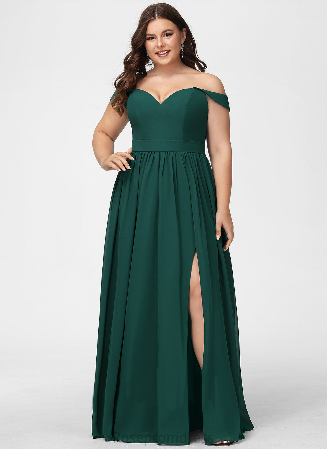 Length Straps&Sleeves Fabric Neckline Floor-Length Silhouette OfftheShoulder A-line Val Sheath/Column Stretch Satin Natural Waist Bridesmaid Dresses