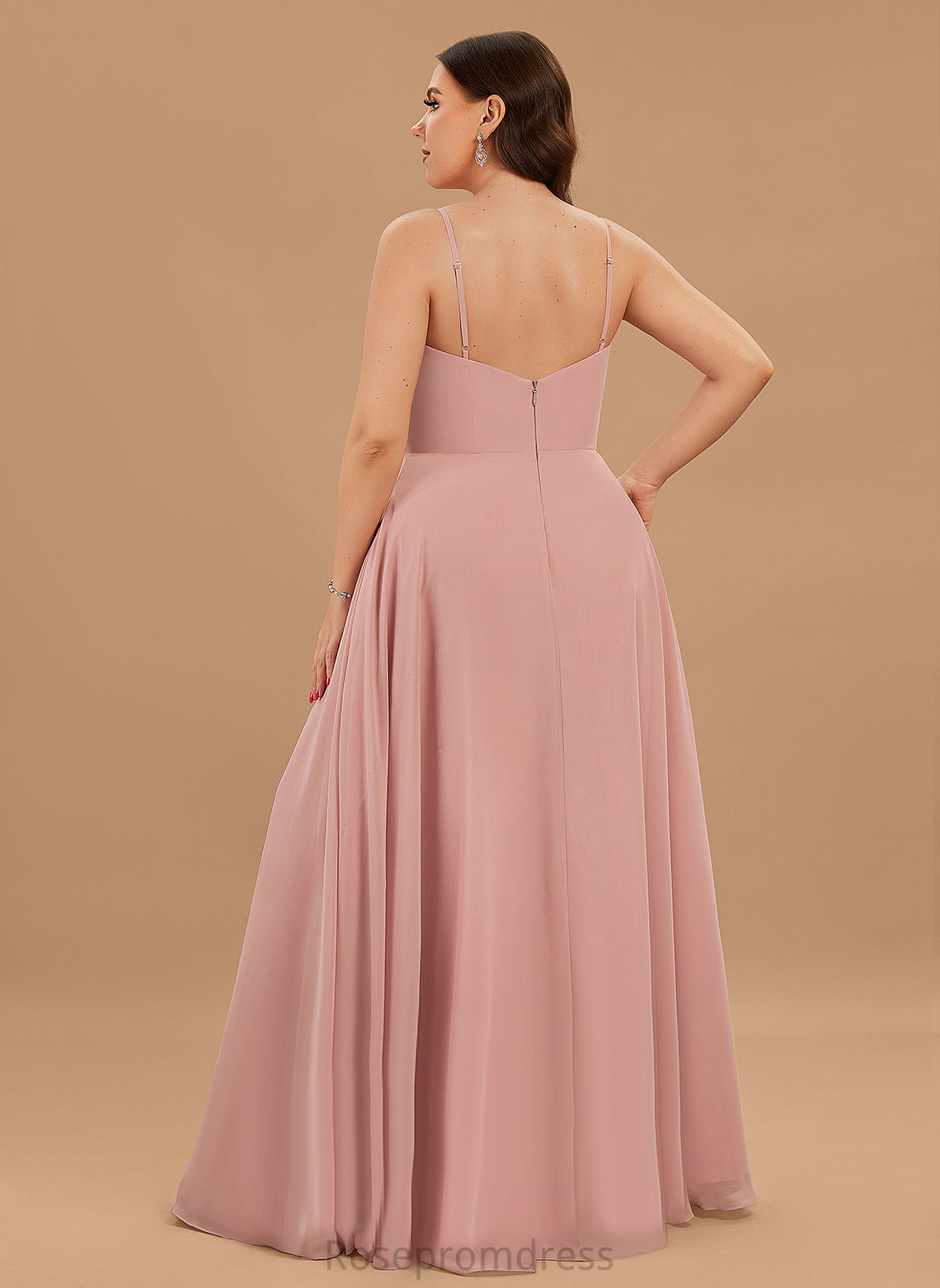 Pleated Floor-Length Length V-neck Embellishment A-Line Neckline Silhouette Fabric Sam A-Line/Princess Floor Length Bridesmaid Dresses