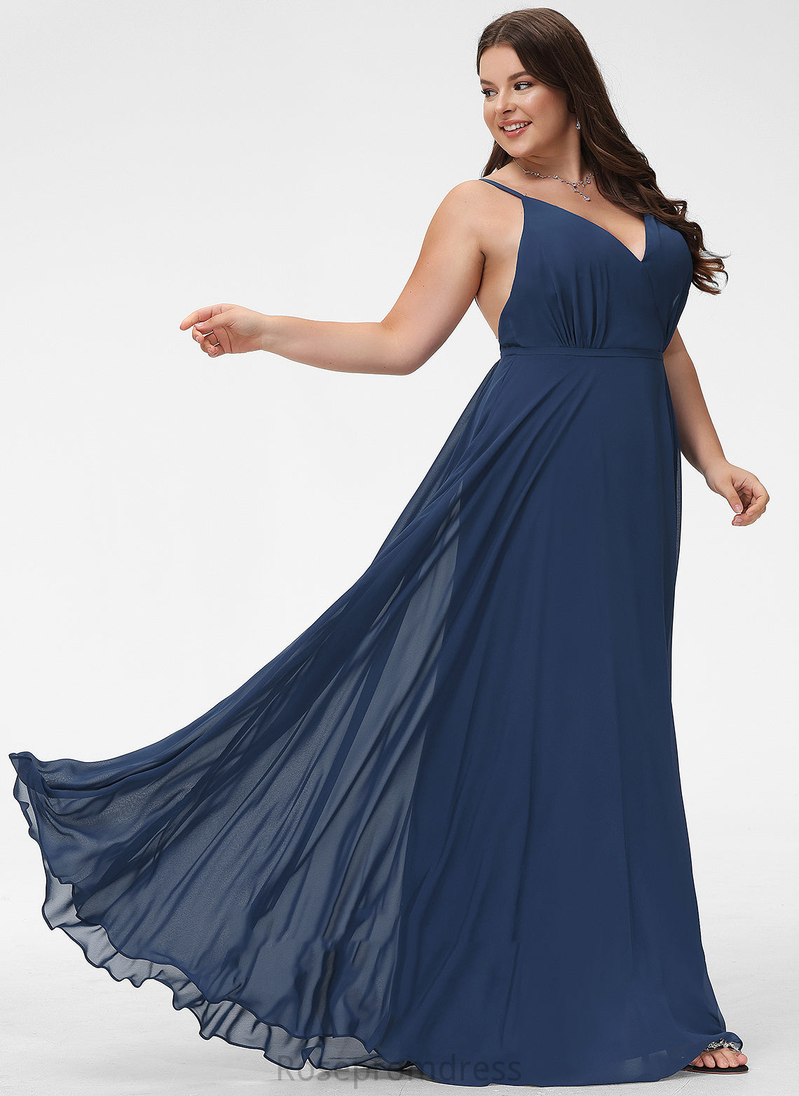 SplitFront Floor-Length Length V-neck Embellishment Neckline A-Line Fabric Silhouette Sophronia Sheath/Column V-Neck Bridesmaid Dresses