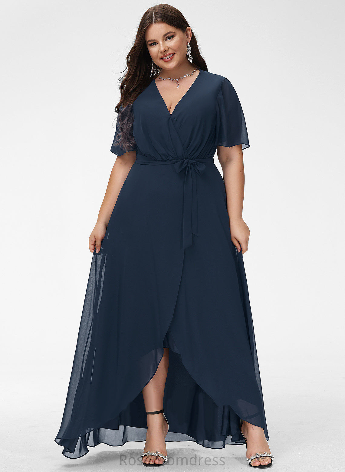 V-Neck Chiffon Dresses Patsy Formal Dresses A-line