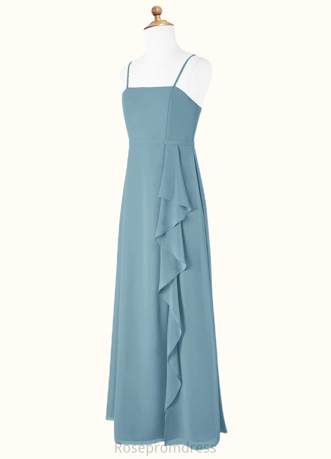 Angeline A-Line Chiffon Floor-Length Junior Bridesmaid Dress SRSP0019967