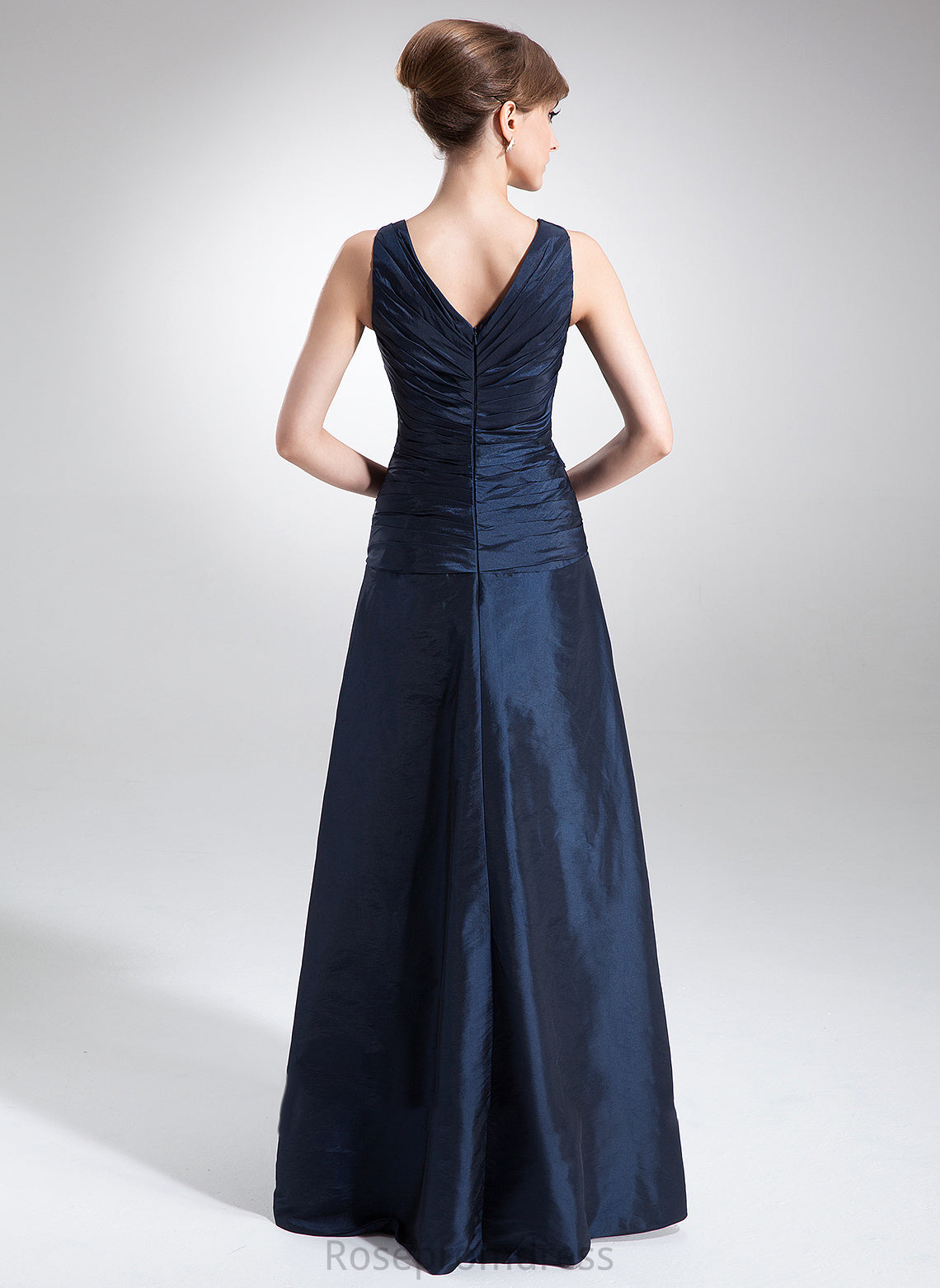 Mother of the Bride Dresses A-Line the of Bride Dress Tatiana Beading Taffeta Floor-Length V-neck Ruffle With Mother