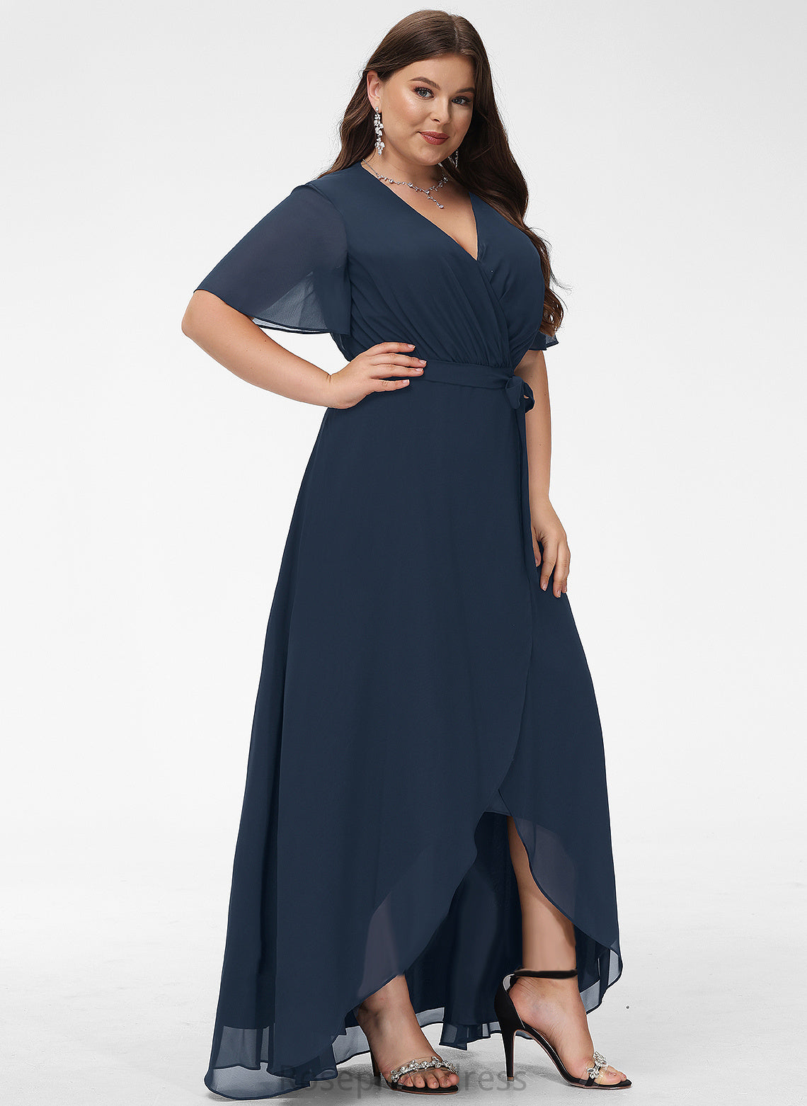 V-Neck Chiffon Dresses Patsy Formal Dresses A-line