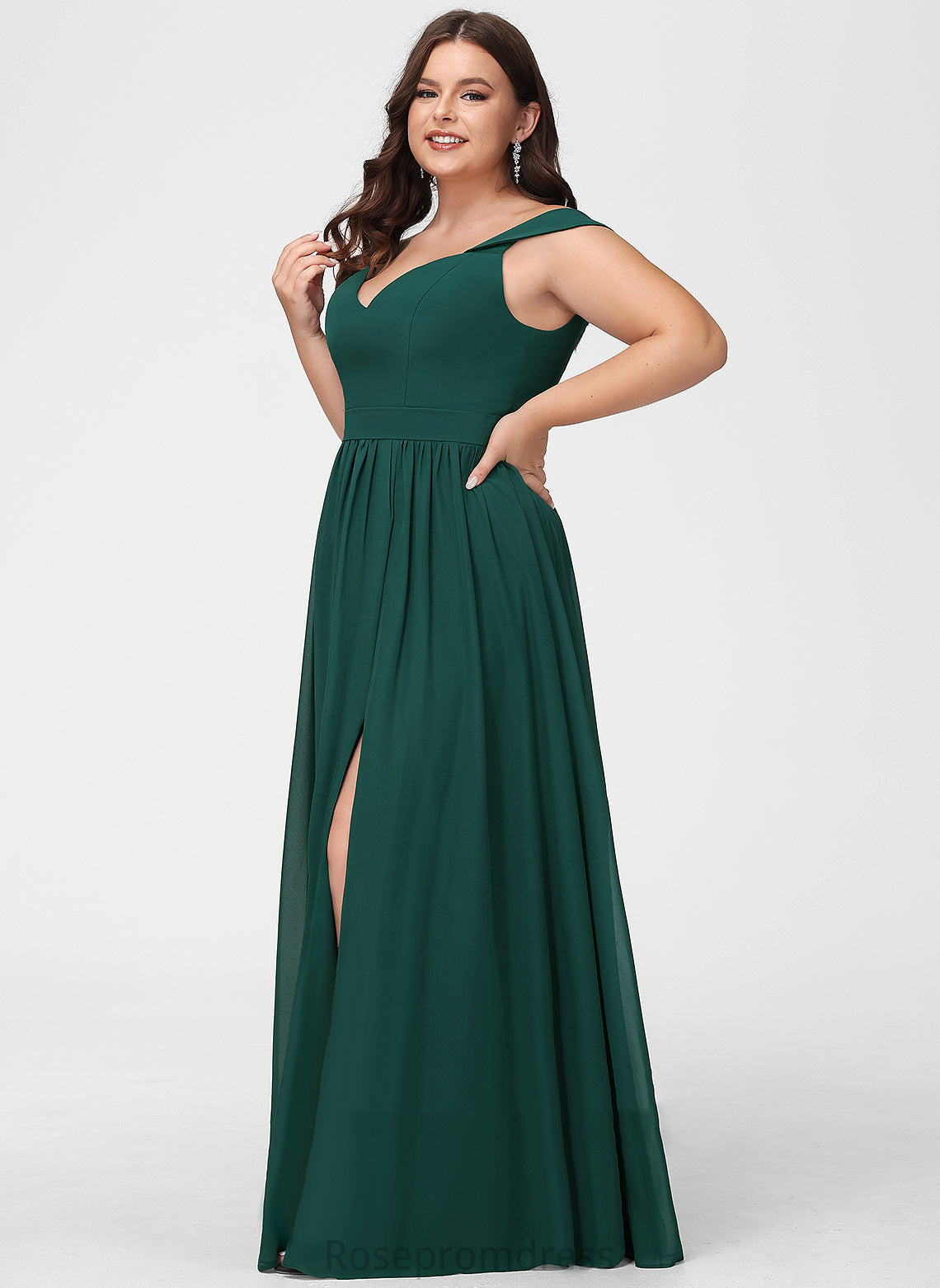 Length Straps&Sleeves Fabric Neckline Floor-Length Silhouette OfftheShoulder A-line Val Sheath/Column Stretch Satin Natural Waist Bridesmaid Dresses