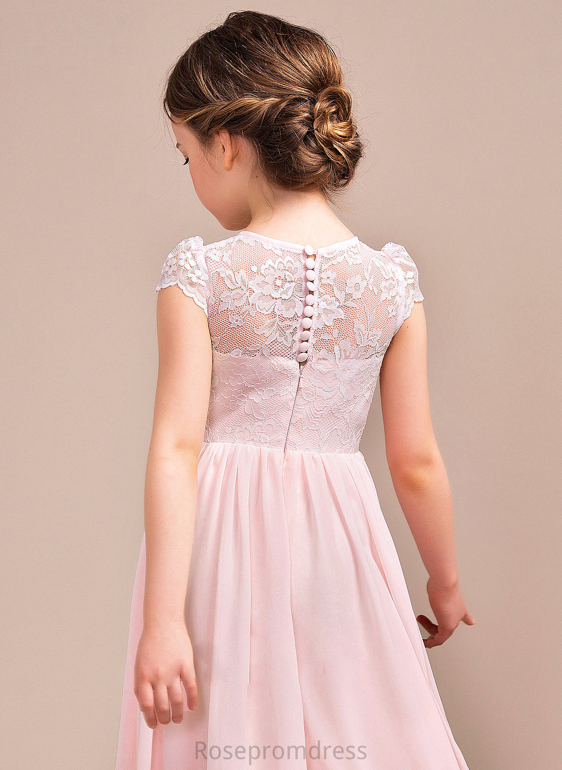 A-LineScoopNeckFloor-LengthChiffonLaceJuniorBridesmaidDress#81155 Sanai Junior Bridesmaid Dresses