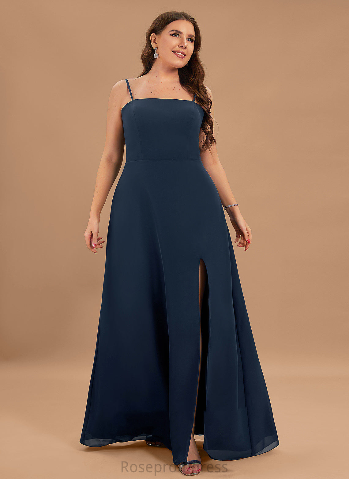 Formal Dresses Chiffon Millicent Neck A-line Dresses Square