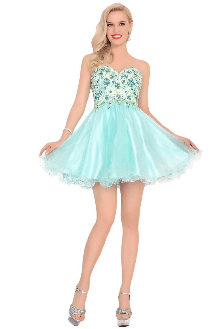 2024 Homecoming Dresses A-Line Boat Neck Short/Mini Beaded Bodice Tulle