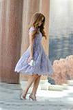 Knee Length Cap Sleeves A-Line Princess Short Lace Junior Homecoming Dress RS128