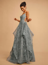 Load image into Gallery viewer, Prom Dresses Ball-Gown/Princess V-neck Floor-Length Lindsey Tulle Lace