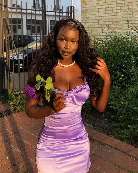 Homecoming Dresses Jasmin Lavender Short Sexy CD11313